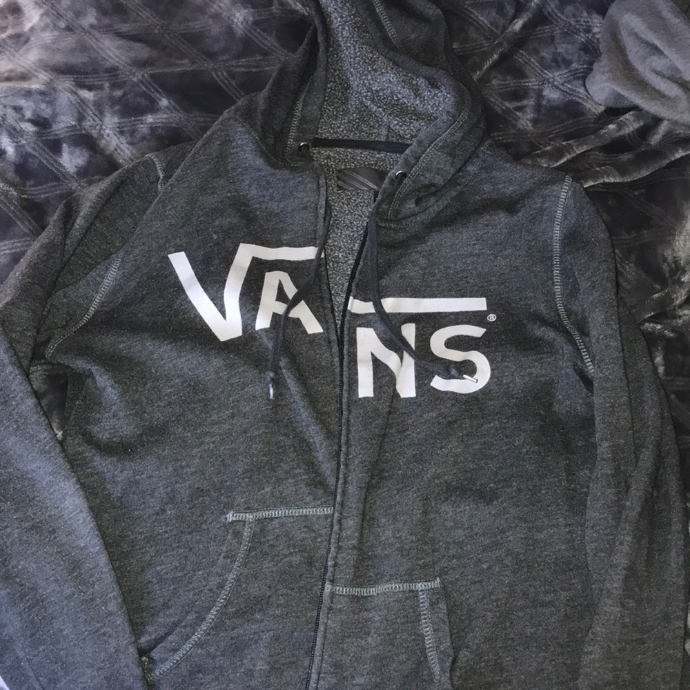 Vans zip up hoodie